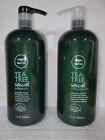 Paul Mitchell Tea Tree Shampoo & Conditioner 33.8 oz LITER Duo