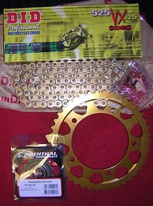 Triumph TT600 00-03 525 Chain DID VX and Renthal/Talon Sprocket Kit. New 14/43T - Picture 1 of 1