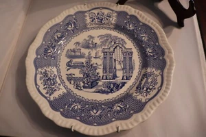Spode Blue Room Regency Series “Pagoda” Dinner Plate - Picture 1 of 6