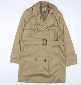 Abrigo mujer ASOS beige talla 8 botones - con cinturón - Imagen 1 de 10
