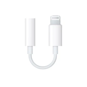 Apple Lightning to 3.5mm Headphone Jack Adapter - White - Photo 1 sur 9