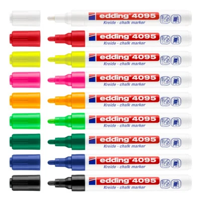 edding 4095 Kreidemarker, Windowmarker - verschiedene Farben wählbar - Bild 1 von 4