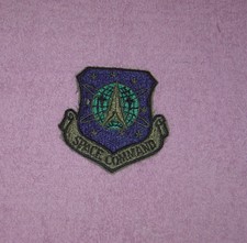 USAF Air Force Space Command Patch - Subdued, 3", Blue/Green