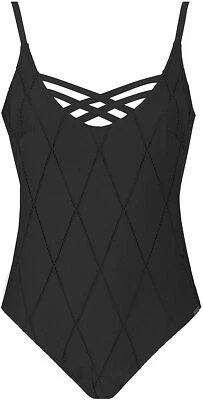 Traje de baño Maryan Mehlhorn Avantgarde negro talla 10 C traje de baño sin aros 4010 nuevo Foto 1 de 4