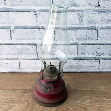 Vintage Collectible MAYUR DELUX Kerosene Oil Lamp Old Iron Antique Table Lamp.