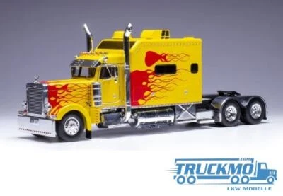 IXO MODELS Modelos IXO Peterbilt T 379 Custom 2002 amarillo rojo IXOTR193.22
