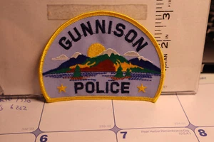 police patch   GUNNISON POLICE COLORADO - Picture 1 of 1