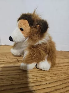 Ganz Webkinz Collie Plush 9" Dog Puppy Brown Toy Stuffed Animal HM149 - Picture 1 of 9