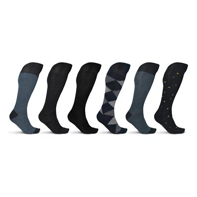 Pack 6 Paia Calze Uomo Lunghe ENRICO COVERI Caldo Cotone - Taglia Unica