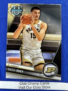 2024 #71 Zach Edey Bowman University Chrome Basketball Purdue - Picture 1 of 2