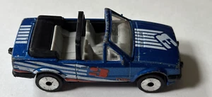 1985 Matchbox Laser Wheels Blue Ford Escort Cabriolet - Picture 1 of 6