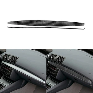 Cubierta real del panel del tablero de instrumentos de la consola de fibra de carbono para BMW E81 E82 E87 E88 2008-13 - Imagen 1 de 9