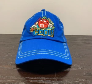 M&M's World Hat Boys One Size Blue Strapback Stay Cool Embroidered Colorful - Picture 1 of 8