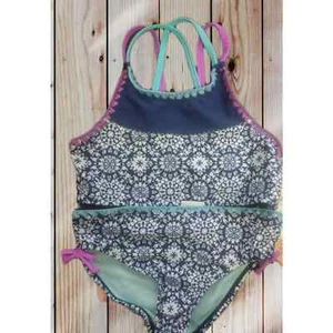 Nina Angel Beach Girls Size 6 6x Swimsuit NWT - Picture 1 of 2