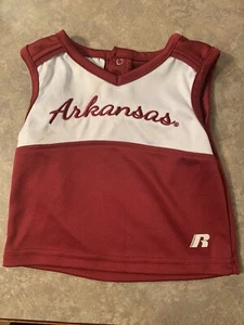 Arkansas Razorback Child’s cheerleader top size 18 months - Picture 1 of 4