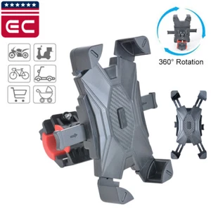 Motorcycle Bike Handlebar Mount Holder Bicycle For iPhone Samsung Cell Phone GPS - Picture 1 of 9