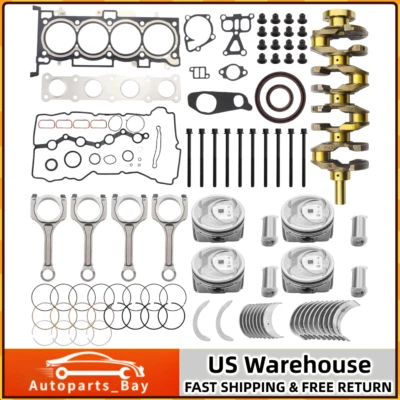 G4KJ Rebuild Crankshaft with Connect Rods Kit fits 11-19 Hyundai Kia 2.4L - Image 1 of 4