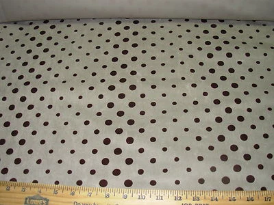 LUNARES 5 YARDAS ~ GAMUZA SINTÉTICA CON RESPALDO TELA DE TAPICERÍA POR MENOS Foto 1 de 3