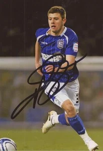 IPSWICH: AARON CRESSWELL SIGNED 6x4 ACTION PHOTO + COA - Bild 1 von 1