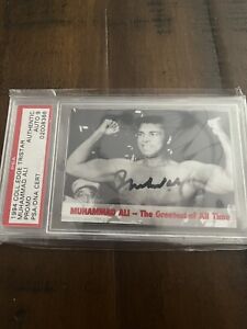 Muhammad Ali Signed PSA 9 Auto Card 