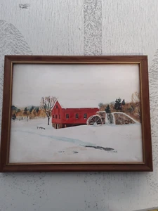 Vintage Signed Painting Or Picture in Frame 1972 - Picture 1 of 22