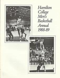 Programa de baloncesto Hamilton College Continentals vs Nazareth Golden Flyers 1989 - Imagen 1 de 1