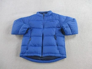 Kathmandu Jacket Youth Small Blue Duckdown 550 Loft Packable Puffer Warm Coat - Picture 1 of 9