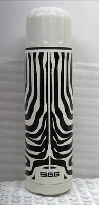 SIGG aislado 37 oz. Termo Diseño Cebra - A prueba de fugas con tapa de taza Foto 1 de 4