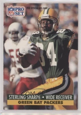 1991 Pro Set Mobil FACT Sterling Sharpe #161 - Image 1 of 2