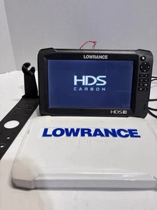 Lowrance HDS-9 Carbon Fish-finder (Head Unit w/graph cover) And Mounting - Picture 1 of 6