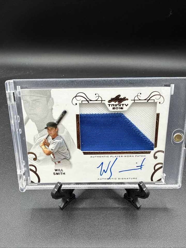 Will Smith 2016 Leaf Trinity Auto/Uniform Relic Card - Image 1 of 2