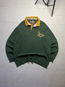 Vintage Cotton Traders South Africa rugby y2k t shirt L Size Longsleeve Man - Picture 1 of 19