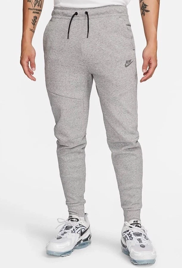 Nike Sportswear Tech Fleece Grey Jogger Pants DR9162-010 Men Size XXL
