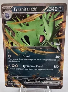 Pokémon Karte TCG SV: Tyranitar ex 064/131 Prismatic Evolutions Double Rare - Bild 1 von 3