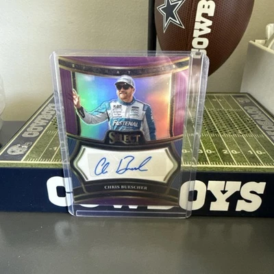 2025 SELECT RACING CHRIS BUESCHER SIGNATURES S-CBR PURPLE AUTO 31/49  - Image 1 of 2