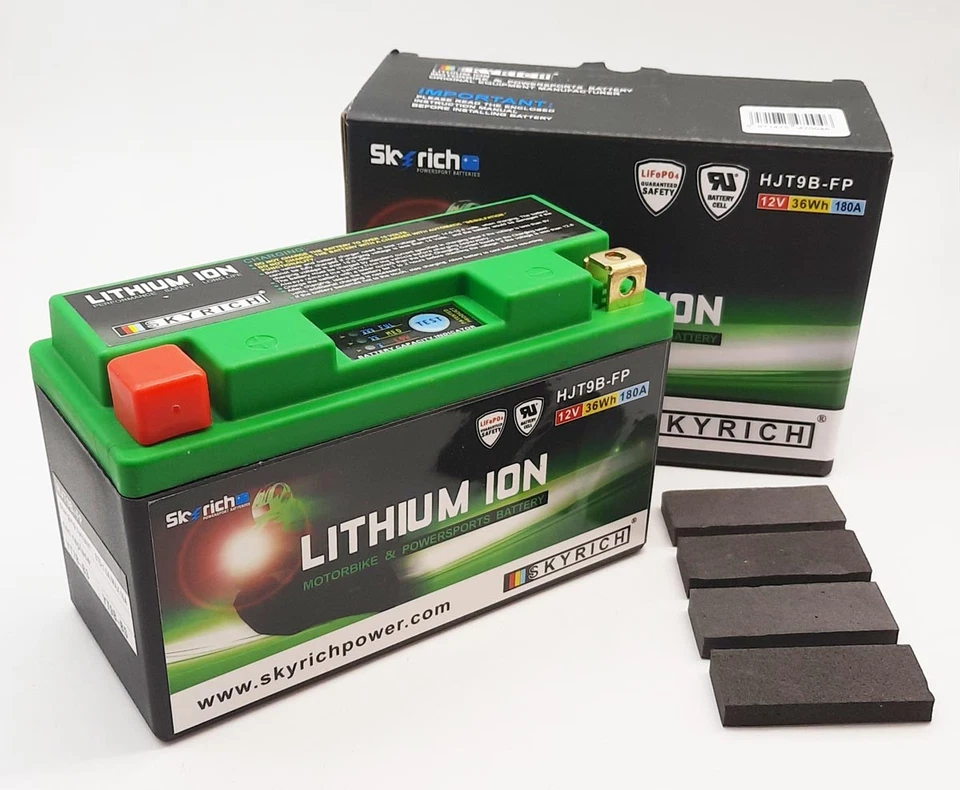 SKYRICH Batterie Lithium-Ion LiFePO YT9B-BS/YT7B-BS (HJT9B-FP)