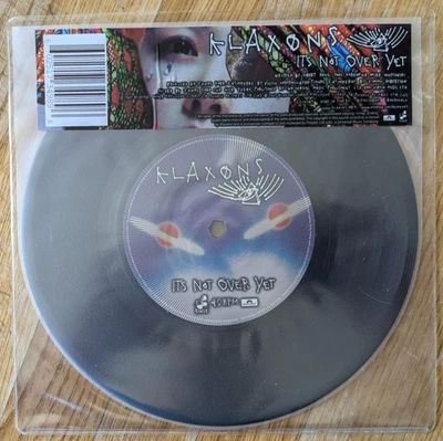 Klaxons / Priscillas ‎– UK 2007 Etched 7": It's Not Over Yet / Y.O.Y. RINSE004SX - Image 1 of 4