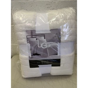 UGG Quincy 3-teiliges Full/Queen Quilt Set, 1 Quilt & 2 Shams, weich & gemütlich - weiß - Bild 1 von 6