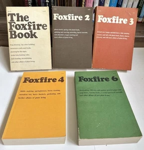 Foxfire Book Set 1-4 & 6 Vintage 1970s Appalachia's Philosophy Of Simple Living - Picture 1 of 20