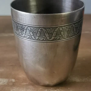 Silver metal baptismal timpani or cup, Ercuis / ref A390 - Picture 1 of 14