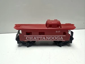 HO Scale Mehano Tyco Red Caboose Chattanooga 917 Freight Train Car Used - Picture 1 of 8