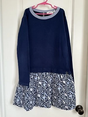 Vineyard Vines girls L 14 multicolor floral long sleeve pockets dress - Image 1 of 3