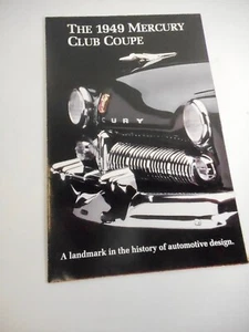 Danbury Mint 1949 Mercury Club Coupe - BROCHURE ONLY - Picture 1 of 2