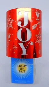BATH & BODY WORKS CHRISTMAS JOY WALLFLOWERS FRAGRANCE PLUG IN NIGHT LIGHT NEW! - Picture 1 of 4