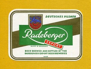 seltenes DDR Bieretikett Brauerei Radeberg - Bild 1 von 1