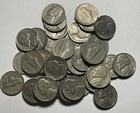 Jefferson Nickel Roll of 40 Us Coins 1938-1961 Pds Nice Coins 5c