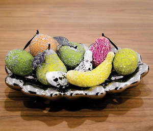 Mosaic Glass Apple Decoration Fruit Home Decor Gift Present Any Room display - Picture 1 of 5