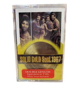 SOLID GOLD SOUL 1967 FACTORY SEALED CASSETTE TAPE DOUBLE LENGTH CTA1 - Picture 1 of 4