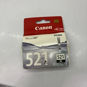 Canon 521 CLI-521BK Black Ink Cartridge *New Sealed* - Picture 1 of 5