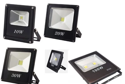 Faro a led da esterno slim Faretto sottile IP 65 10w 20 30w 50 100 200 WATT Luce - Immagine 1 di 4